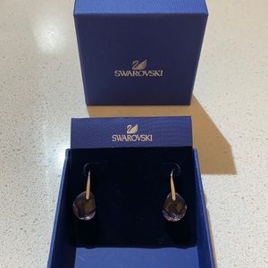 Beautiful swarovski light amethyst earings